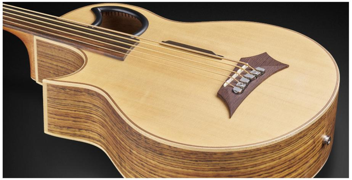 Warwick Alien, Lefthand, 4-String - Natural Transparent Satin, Demomodell